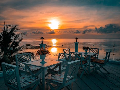 Sunrise Reflections at Mirrorbreeze Resort