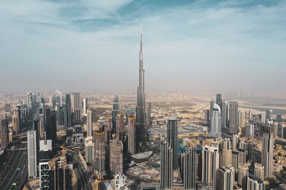 Dubai Skyline Villas With Private Sky Hammocks and Gold Ceilings