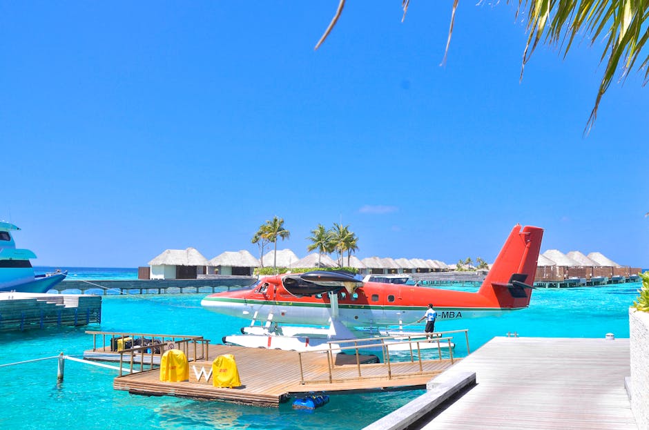 Maldives Lagoon Villas With Floating Ceilings and Coral Paths