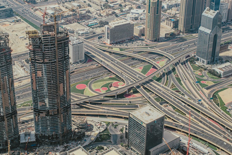 Dubai Skyline Hotels With Gold Floors and Infinity Paths