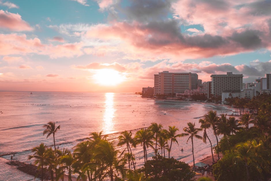 Hawaii Ocean Hotels With Palm Walls and Fire Ceilings